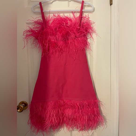 Staud Etta Dress in Shocking Pink size S - Picture 5 of 5